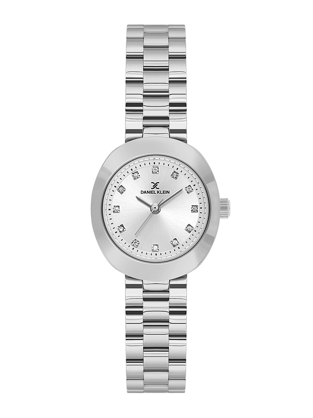 

Daniel Klein Women Embellished Dial & Bracelet Style Straps Analogue Watch DK.1.13788-1, Silver