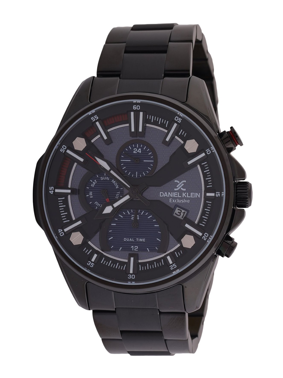 

Daniel Klein Men Dial & Bracelet Style Straps Analogue Watch DK.1.13387-12, Blue