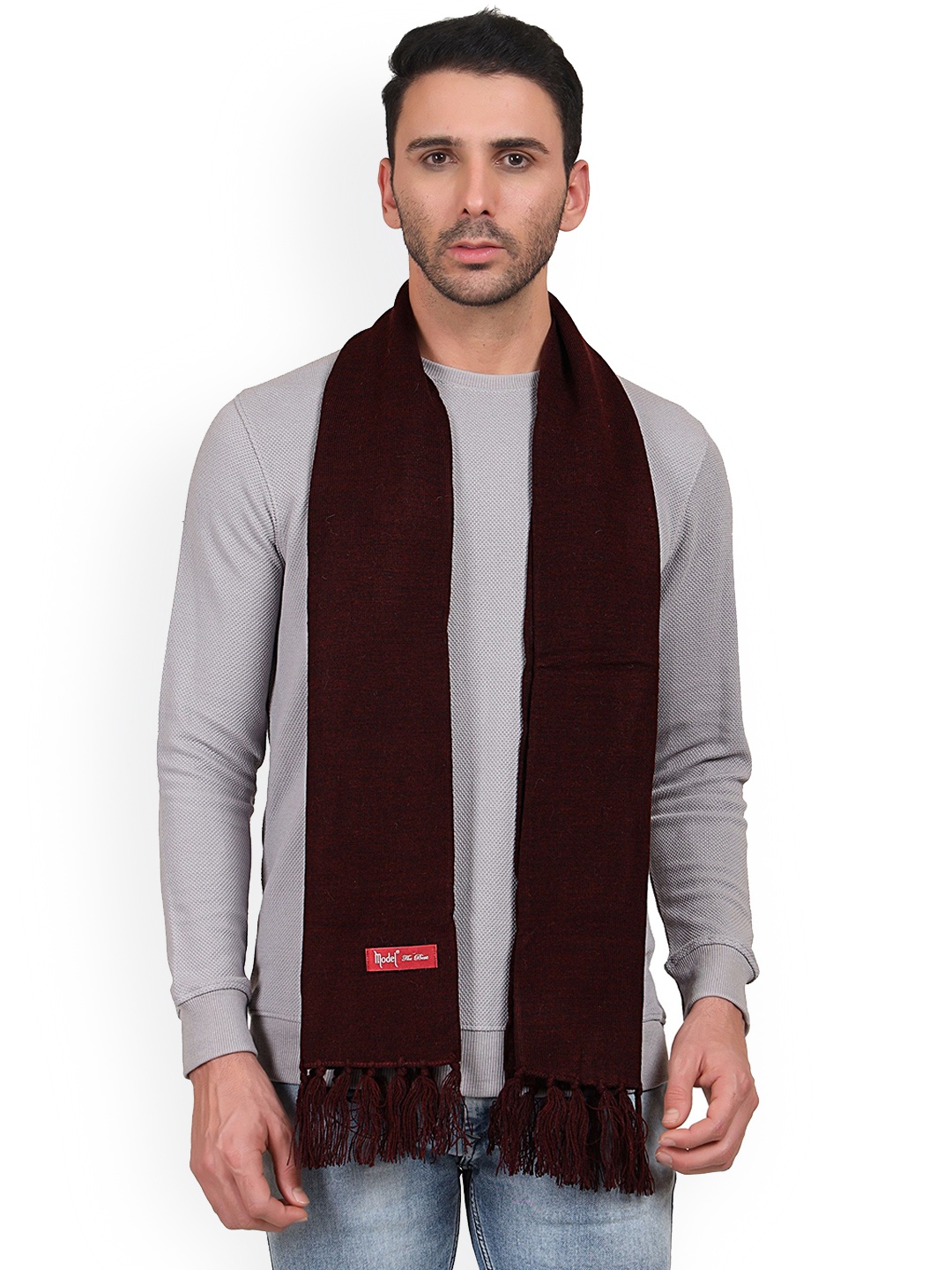 

Model Men Merino Wool Mufflers, Maroon