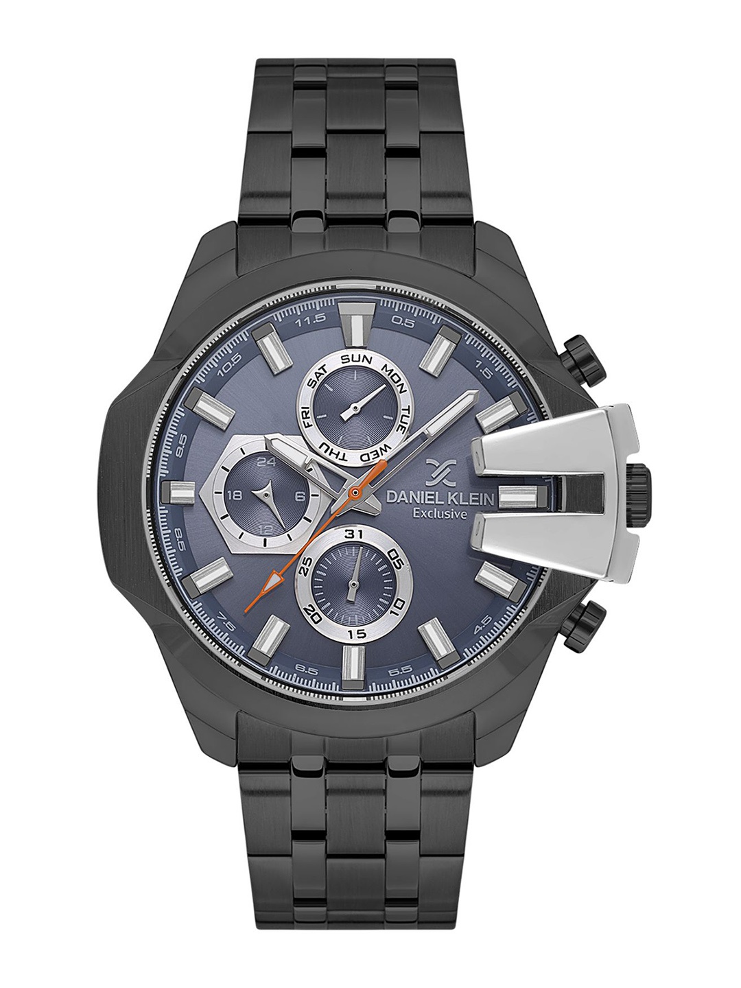 

Daniel Klein Men Dial & Bracelet Style Straps Analogue Watch DK.1.13848-3, Blue