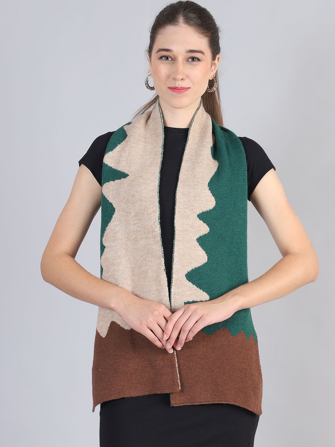 

ELLIS Women Acrylic Mufflers, Green
