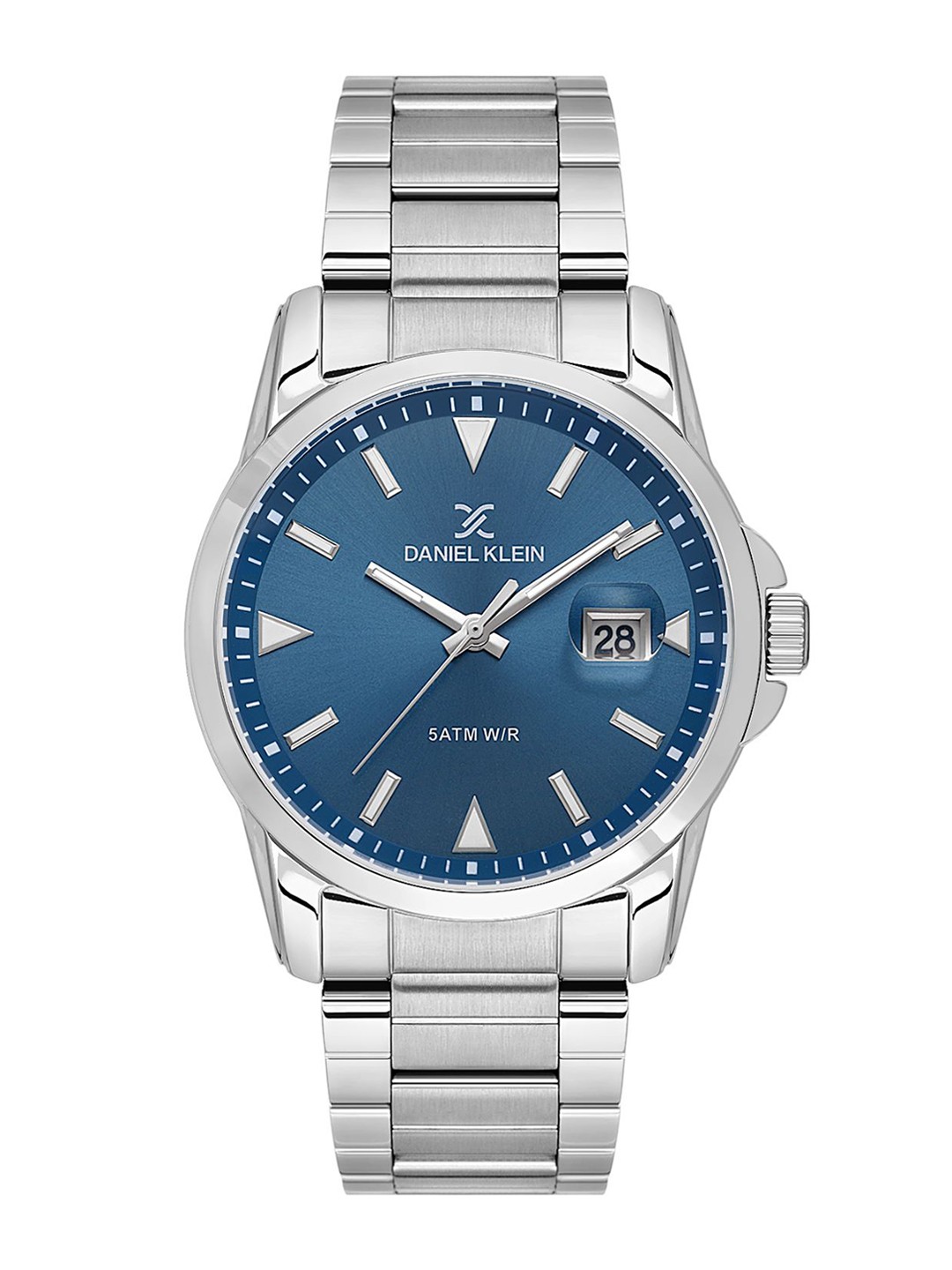 

Daniel Klein Men Round Dial & Bracelet Style Straps Quartz Analogue Watch DK.1.13813-3, Blue