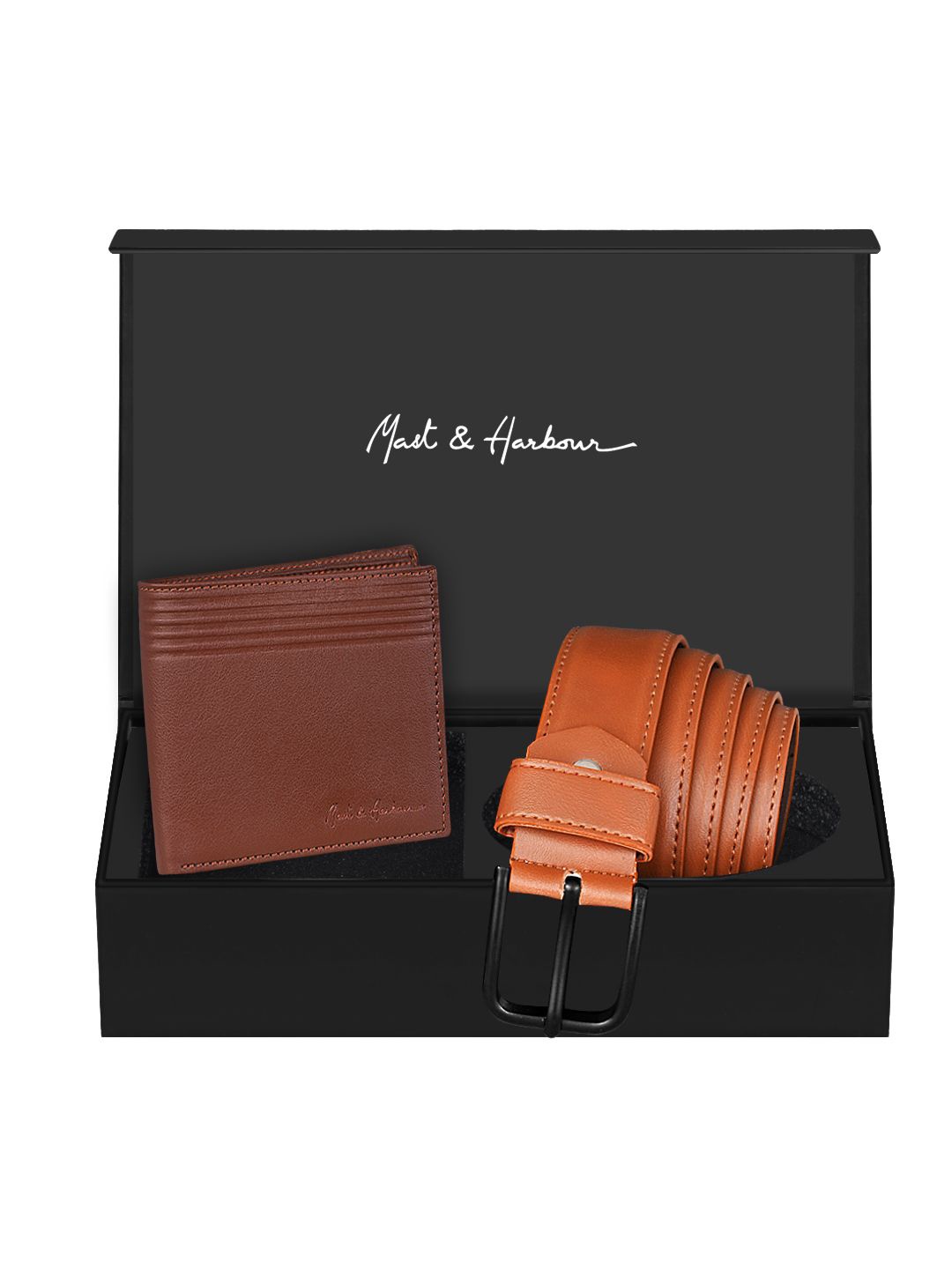 

Mast & Harbour Men Accessory Gift Set of, Tan