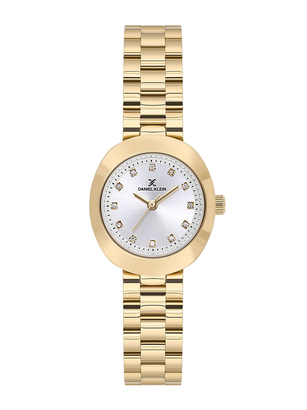 

Daniel Klein Women Embellished Dial & Bracelet Style Straps Analogue Watch DK.1.13788-2, Silver