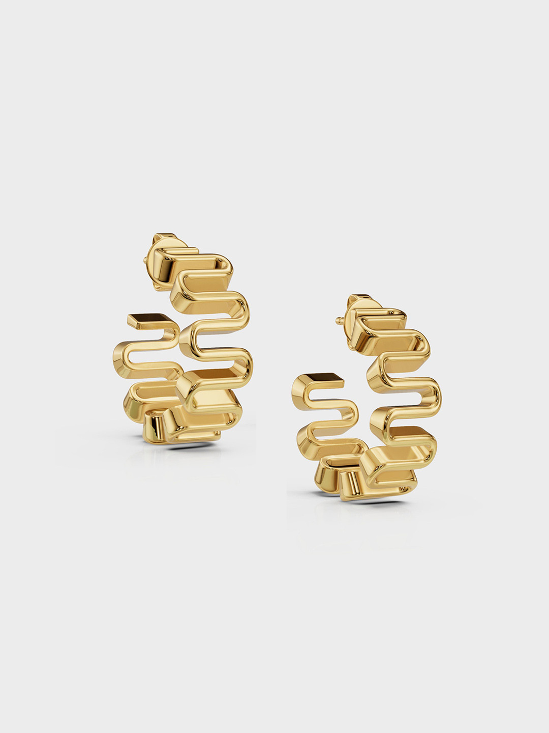 

Anushka Jain Jewellery Classic Hoop Earrings, Gold