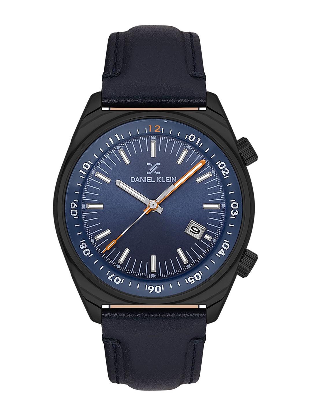 

Daniel Klein Men Dial & Leather Straps Analogue Watch DK.1.13814-3, Blue
