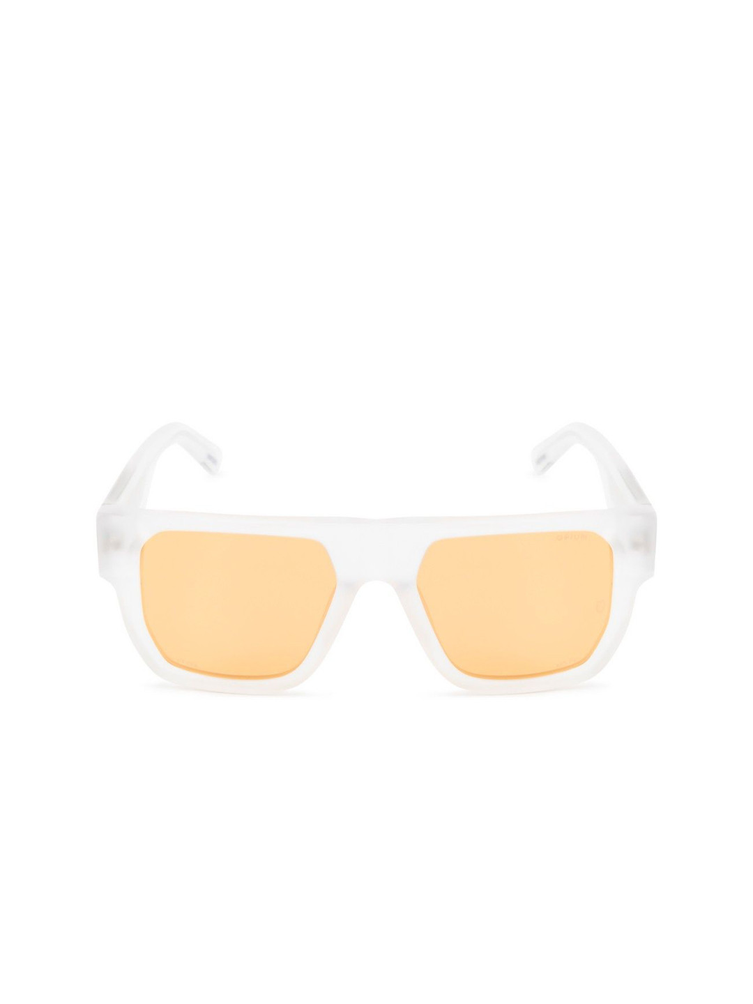 

OPIUM Men Square Sunglasses with Polarised and UV Protected Lens OP-M011-C04, Yellow