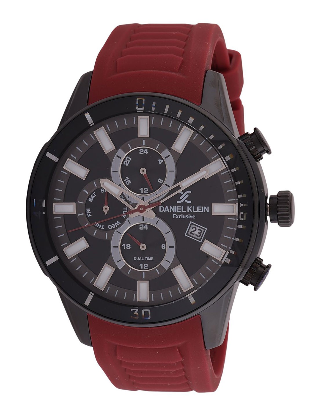 

Daniel Klein Men Dial & Straps Analogue Watch DK.1.13313-8, Black
