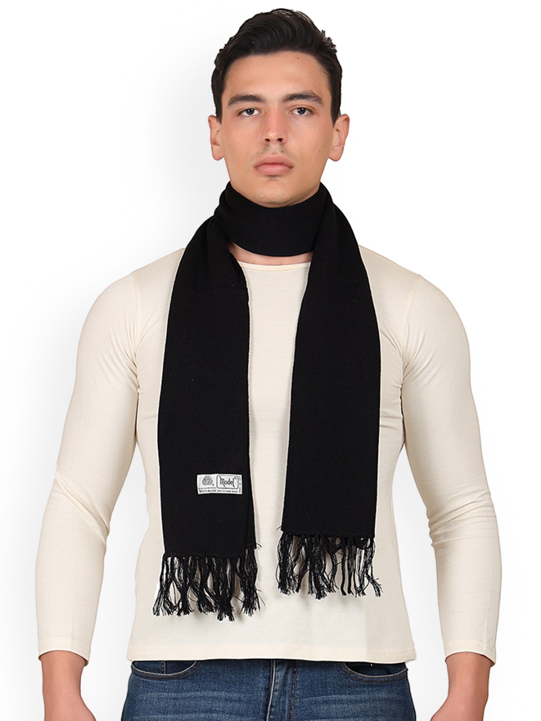 

Model Men Merino Wool Mufflers, Black
