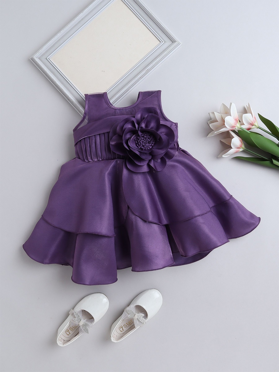 

The Magic Wand Girls Fit & Flare Dress, Lavender