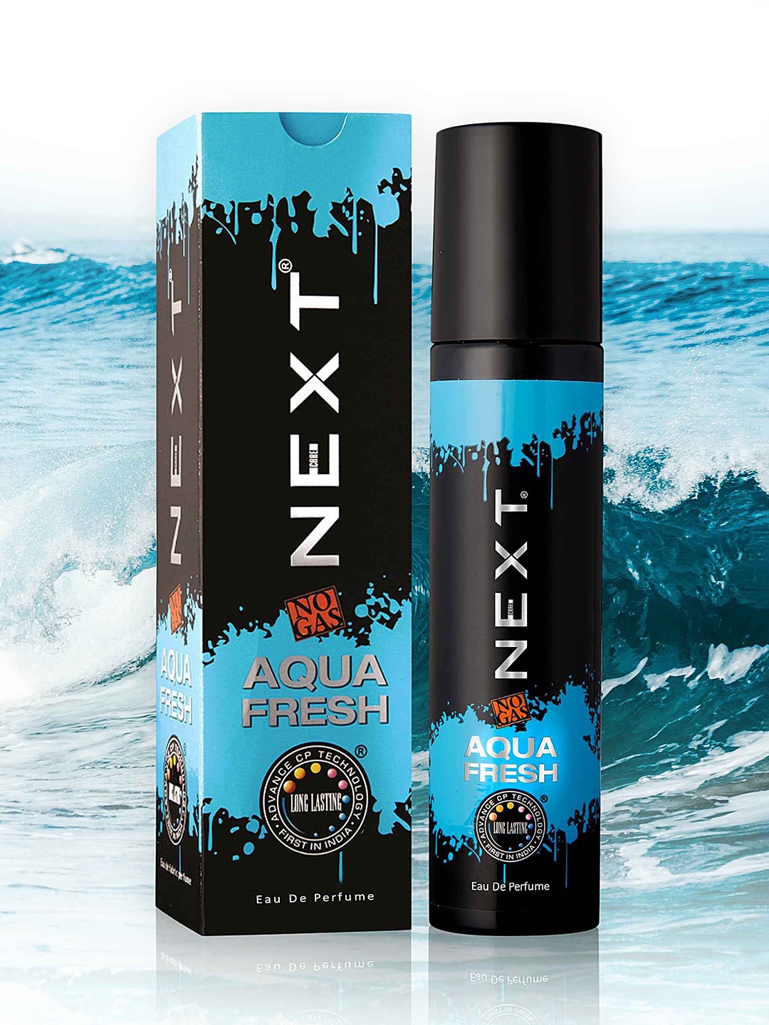 

NEXT CARE Set Of 2 Aqua Fresh & Silver Scent Eau De Parfum - 120 ml Each, Black