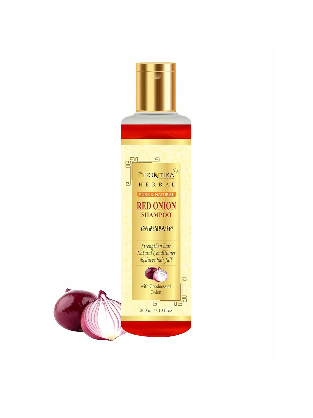 

DRONTIKA Red Onion Natural Shampoo - 200 ml, White