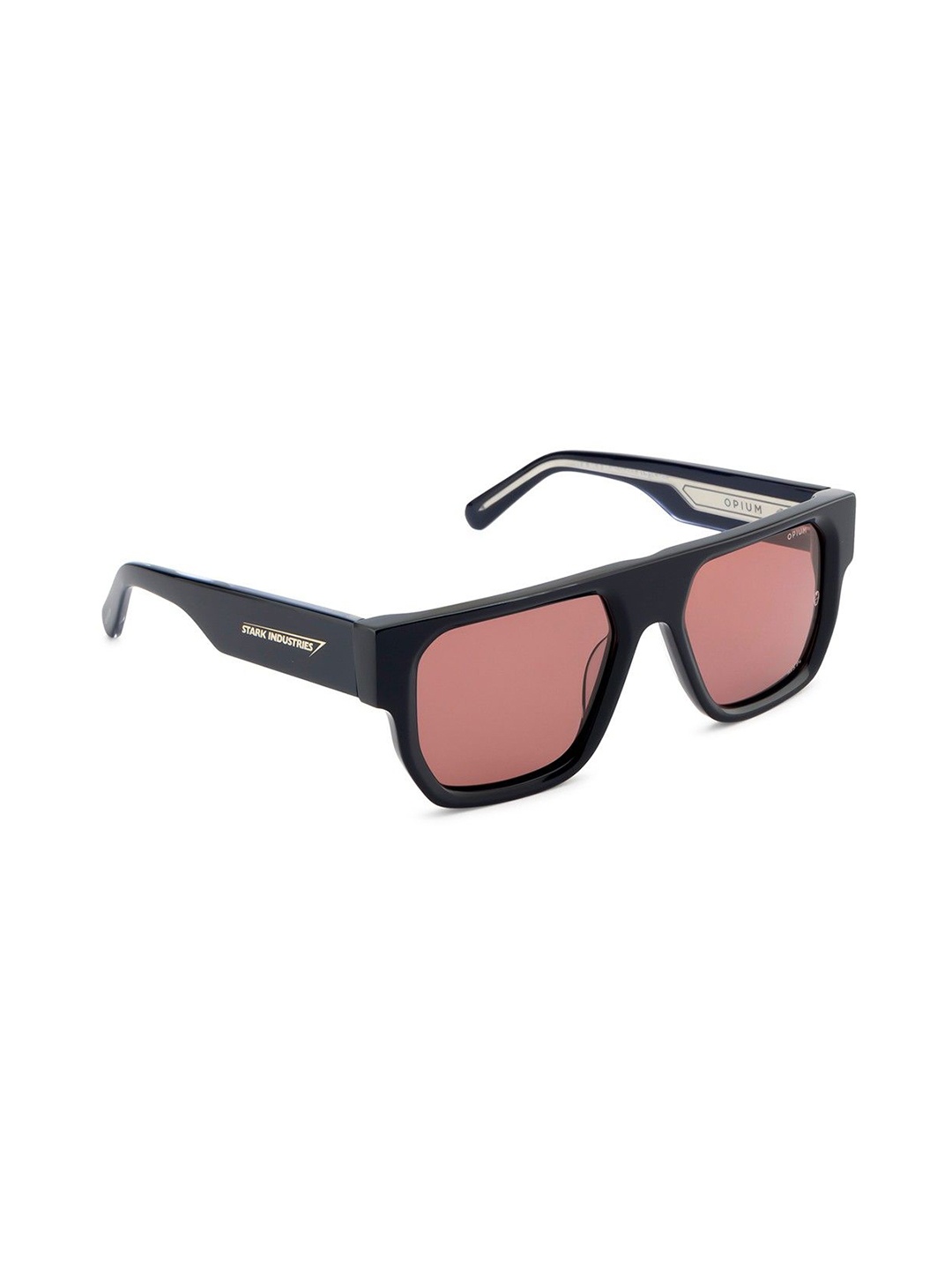 

OPIUM Men Square Sunglasses with Polarised and UV Protected Lens OP-M011-C03, Maroon