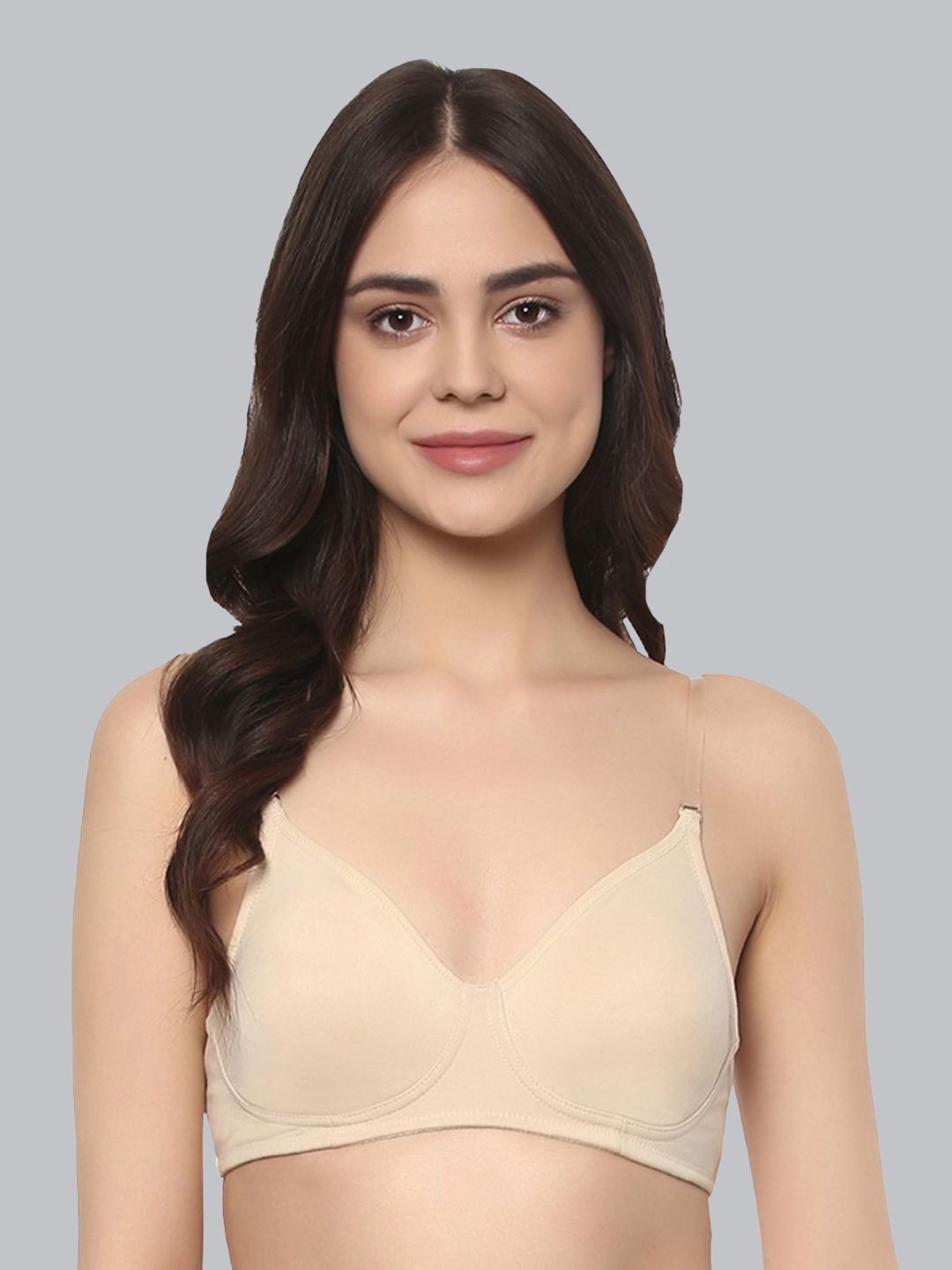 

Soie Medium Coverage Non-Wired Bra, Beige