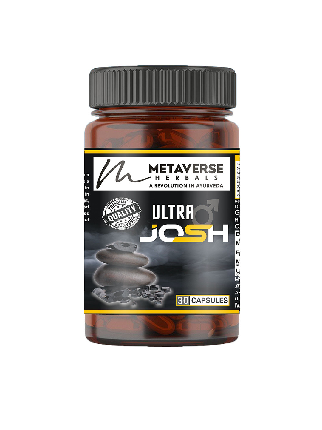

Metaverse Ayurvedic Shilajit Capsule - 30 Capsules, Brown
