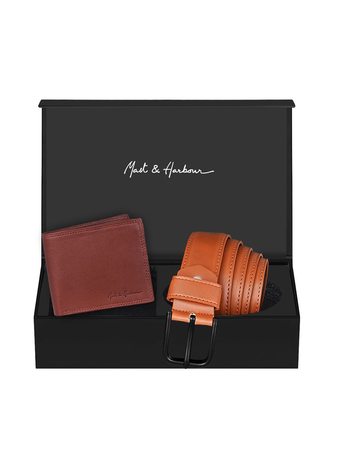 

Mast & Harbour Men Accessory Gift Set of, Tan