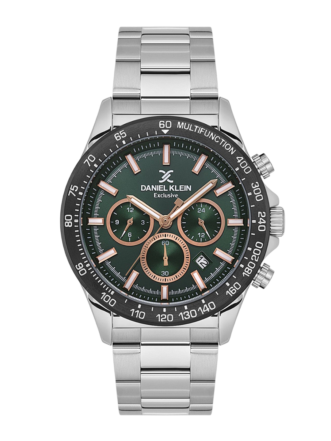 

Daniel Klein Men Round Dial & Bracelet Style Straps Quartz Analogue Watch DK.1.13852-2, Green