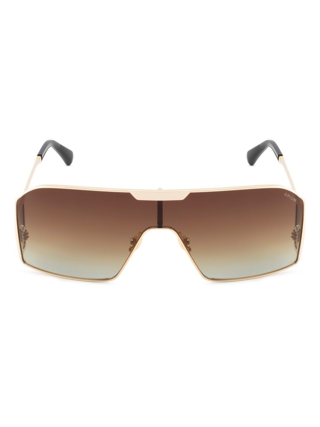 

OPIUM Men Rectangle Sunglasses with UV Protected Lens OP-M012-C01, Brown