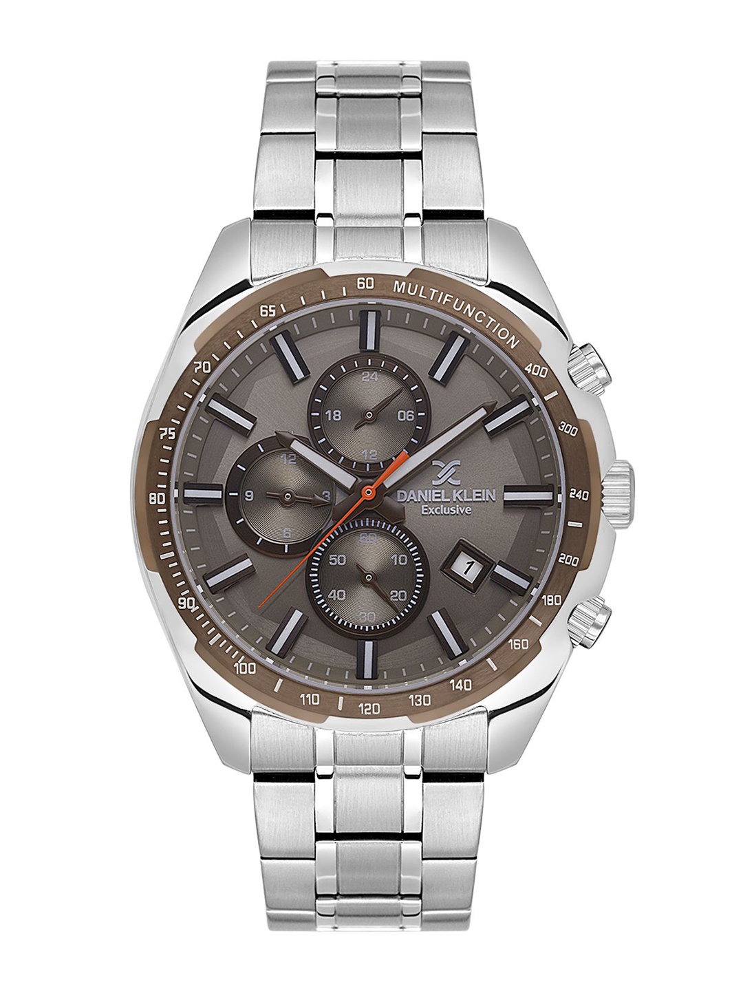 

Daniel Klein Men Embellished Dial & Bracelet Style Straps Analogue Watch DK.1.13854-3, Grey