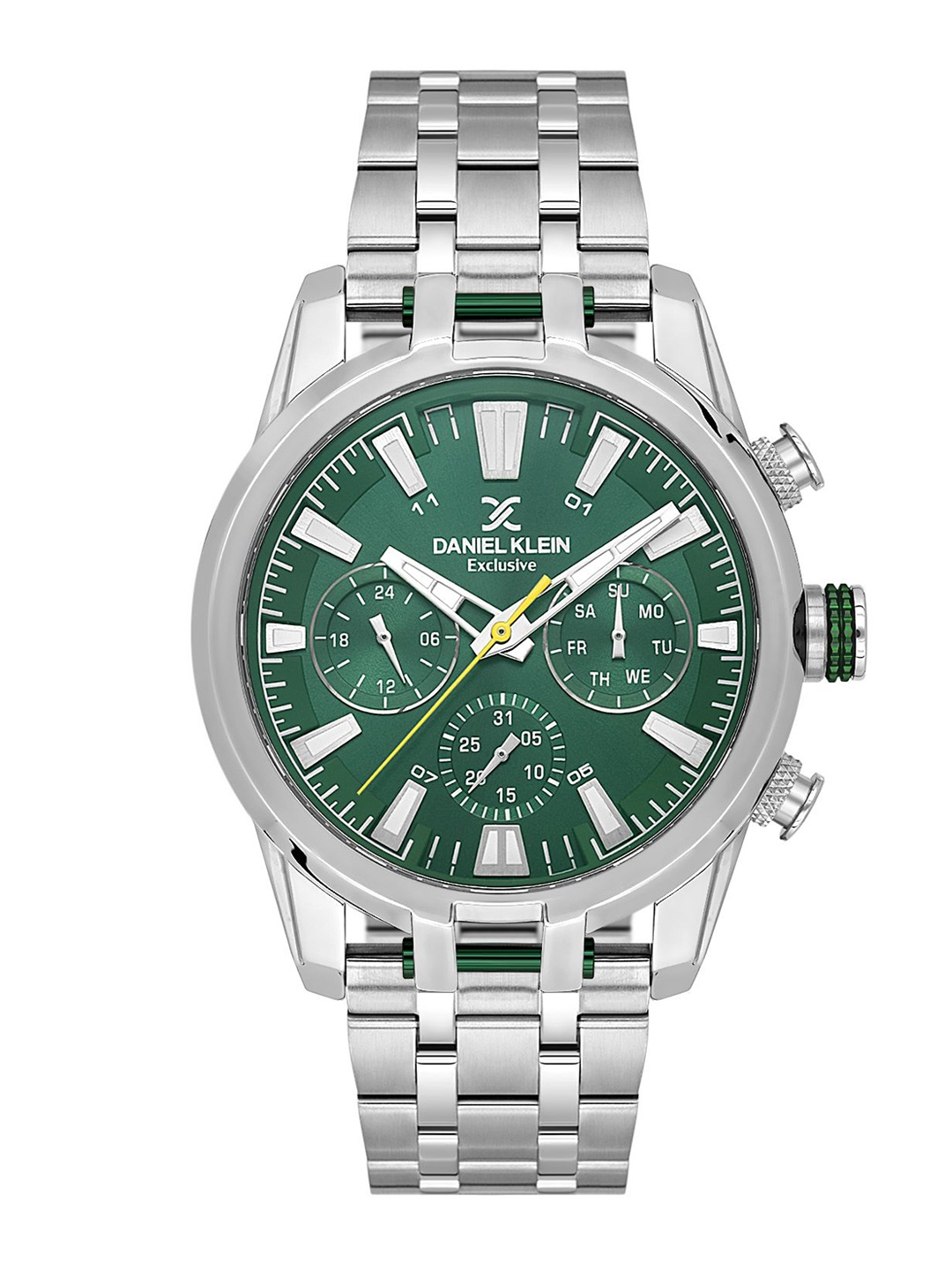 

Daniel Klein Men Exclusive Dial & Bracelet Style Straps Analogue Watch DK.1.13802-2, Green