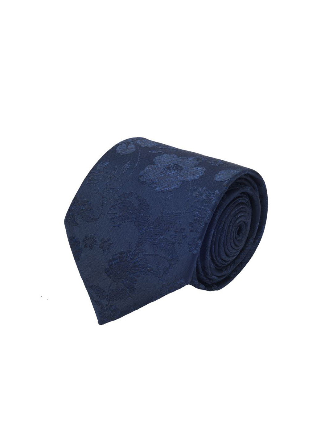 

Cazzano Men Floral Printed Broad Tie, Blue