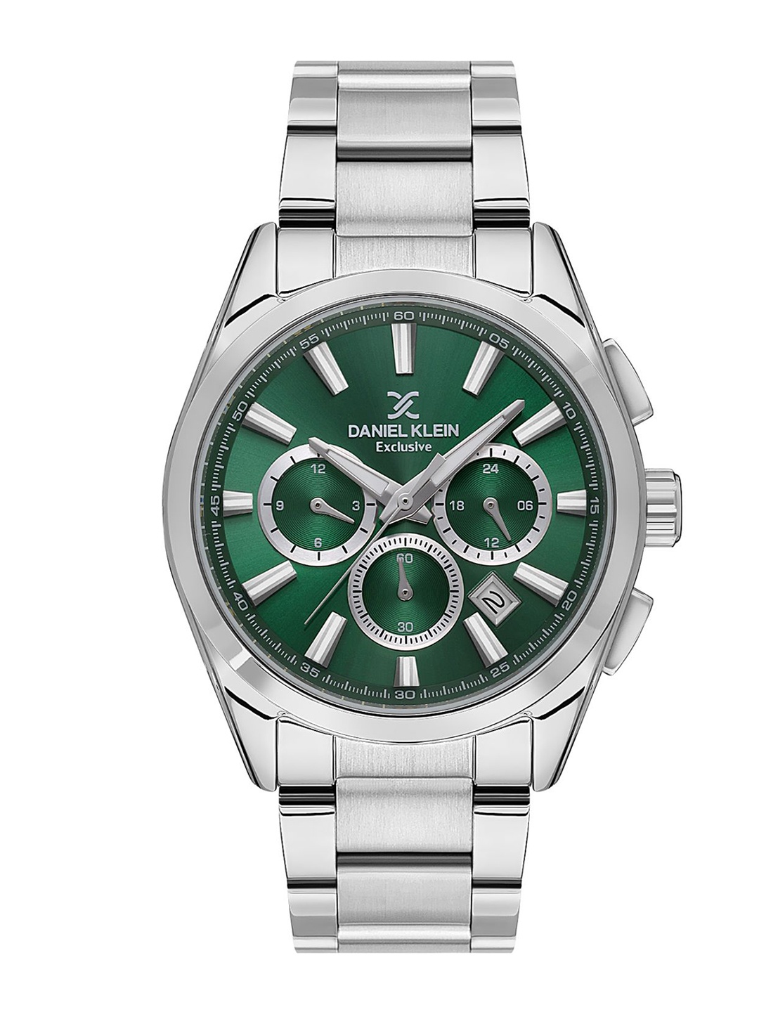 

Daniel Klein Men Dial & Bracelet Style Straps Analogue Watch DK.1.13808-3, Green