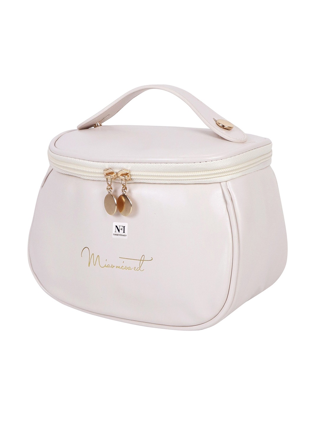 

NFI essentials Waterproof Cosmetic Makeup Pouch - White