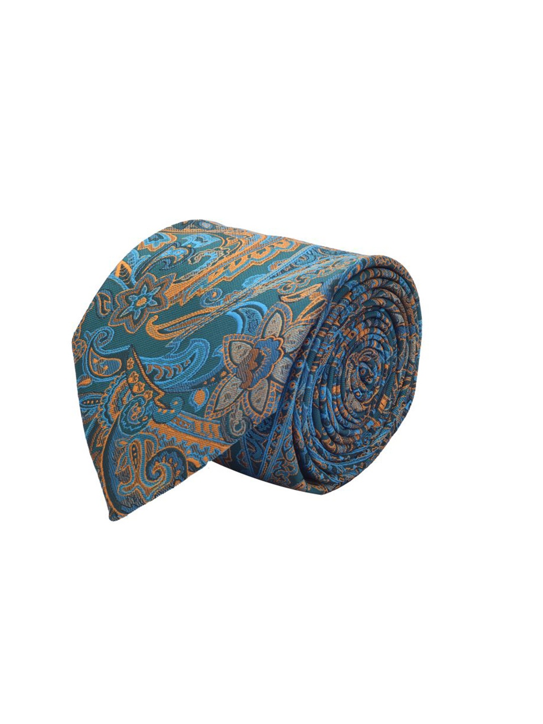 

Cazzano Men Printed Broad Tie, Blue