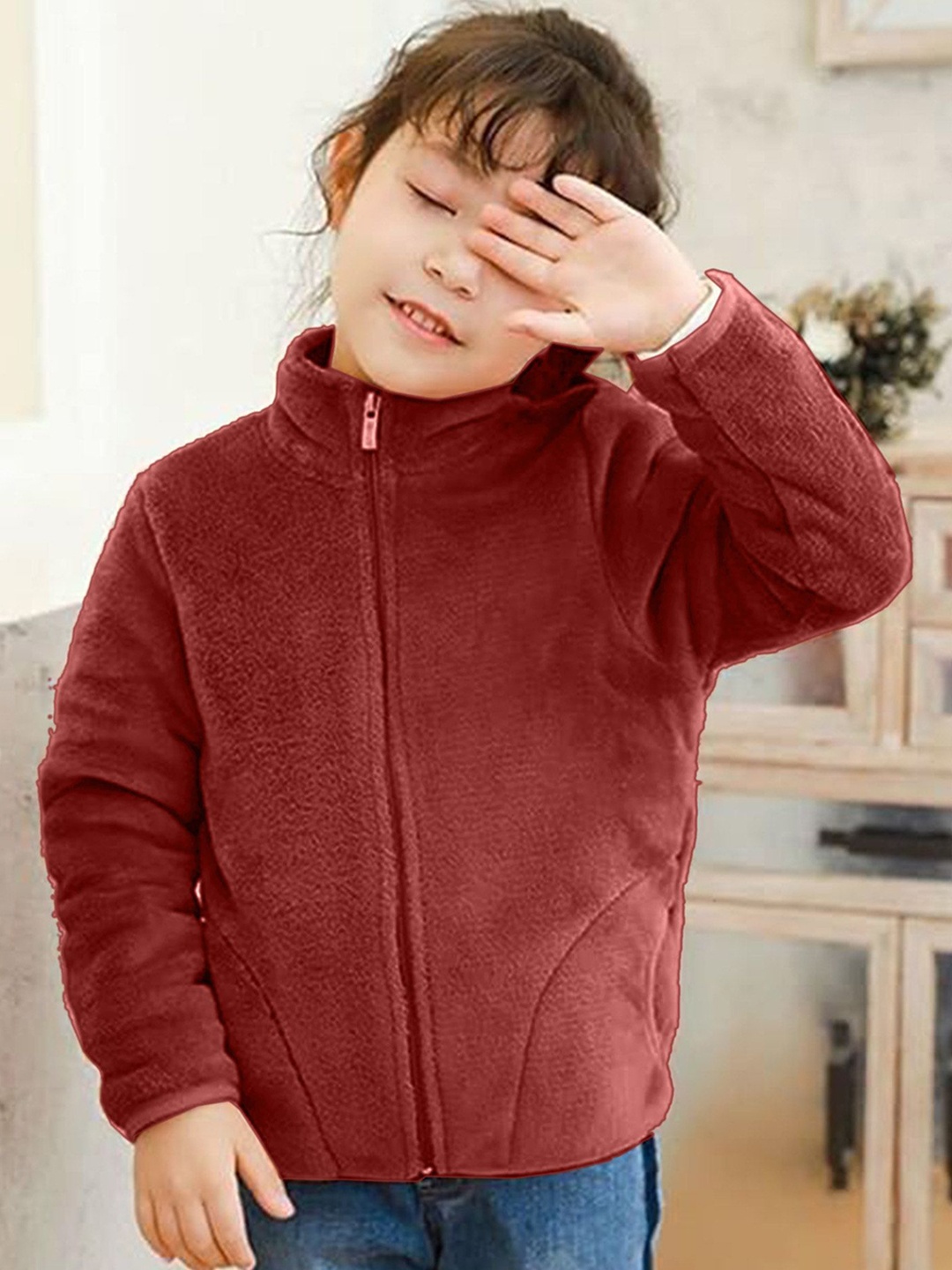 

Babymoon Kids Fleece Jacket, Brown