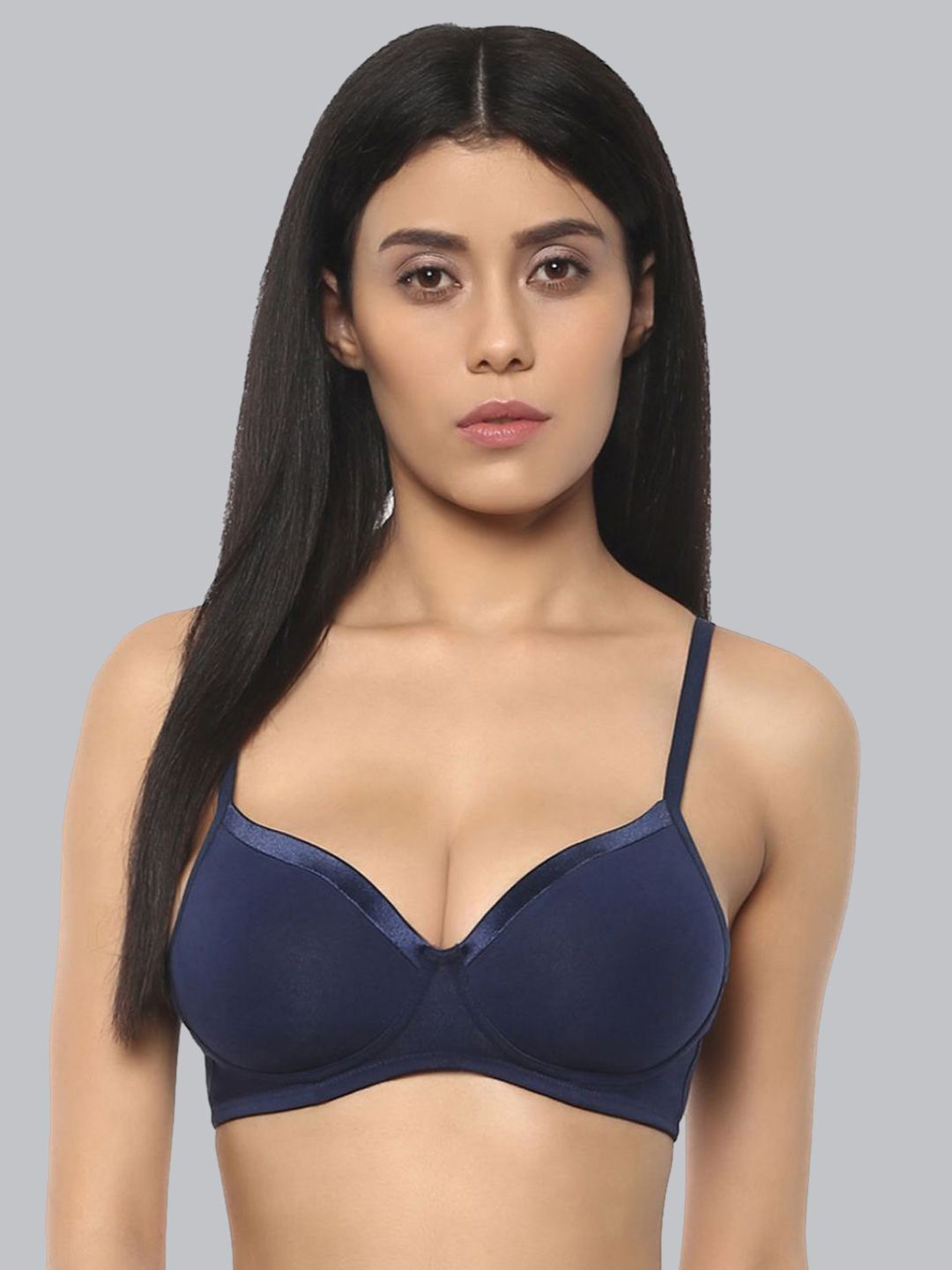 

Soie Medium Coverage Non-Wired Lightly Padded Bra, Blue