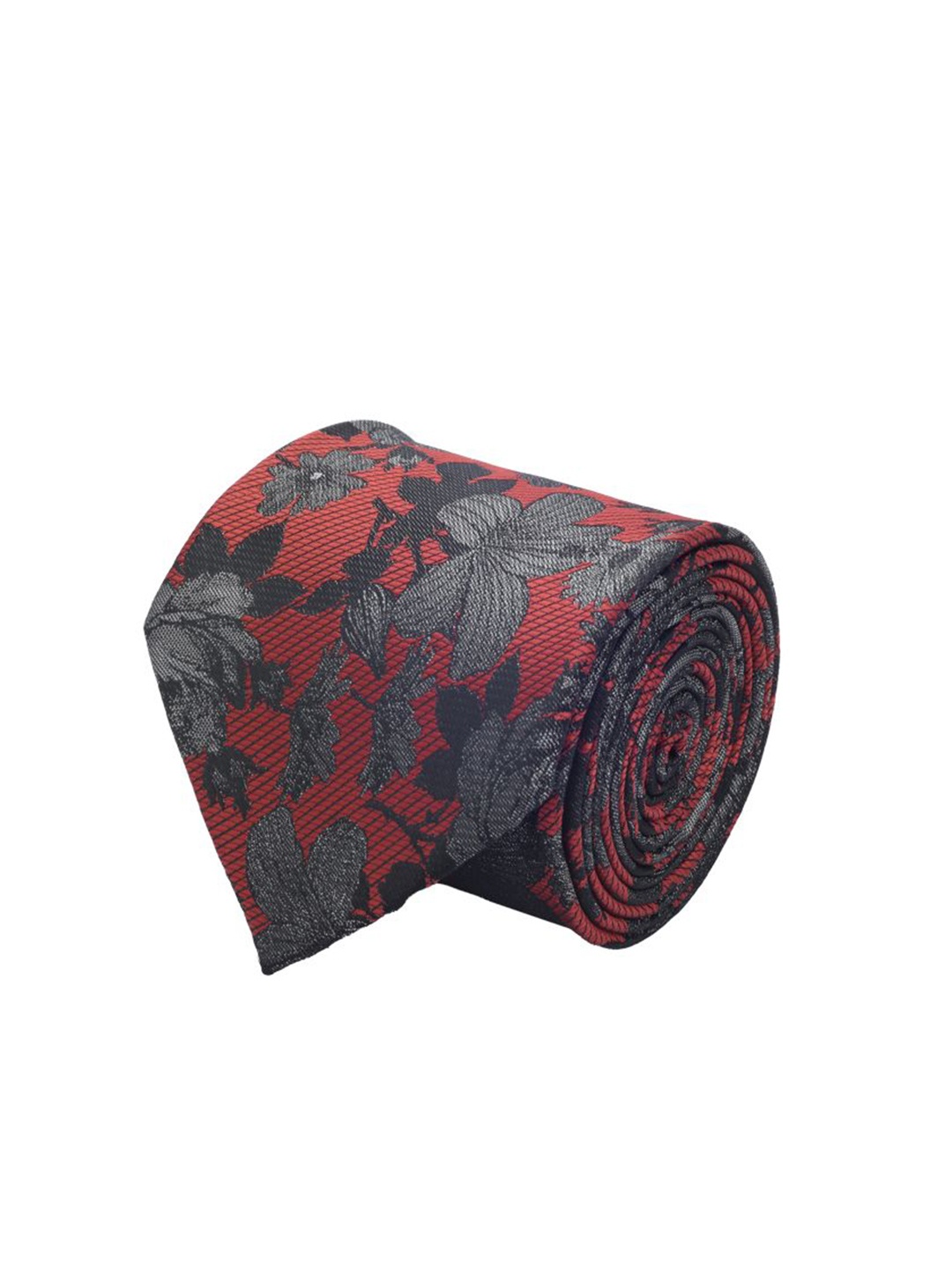 

Cazzano Men Printed Broad Tie, Rust