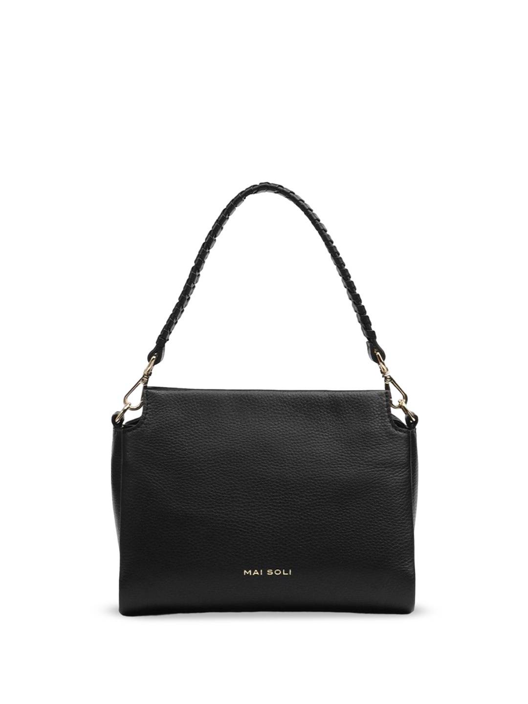 

Women Black Genuine Leather Black Noah Crossbody Bag