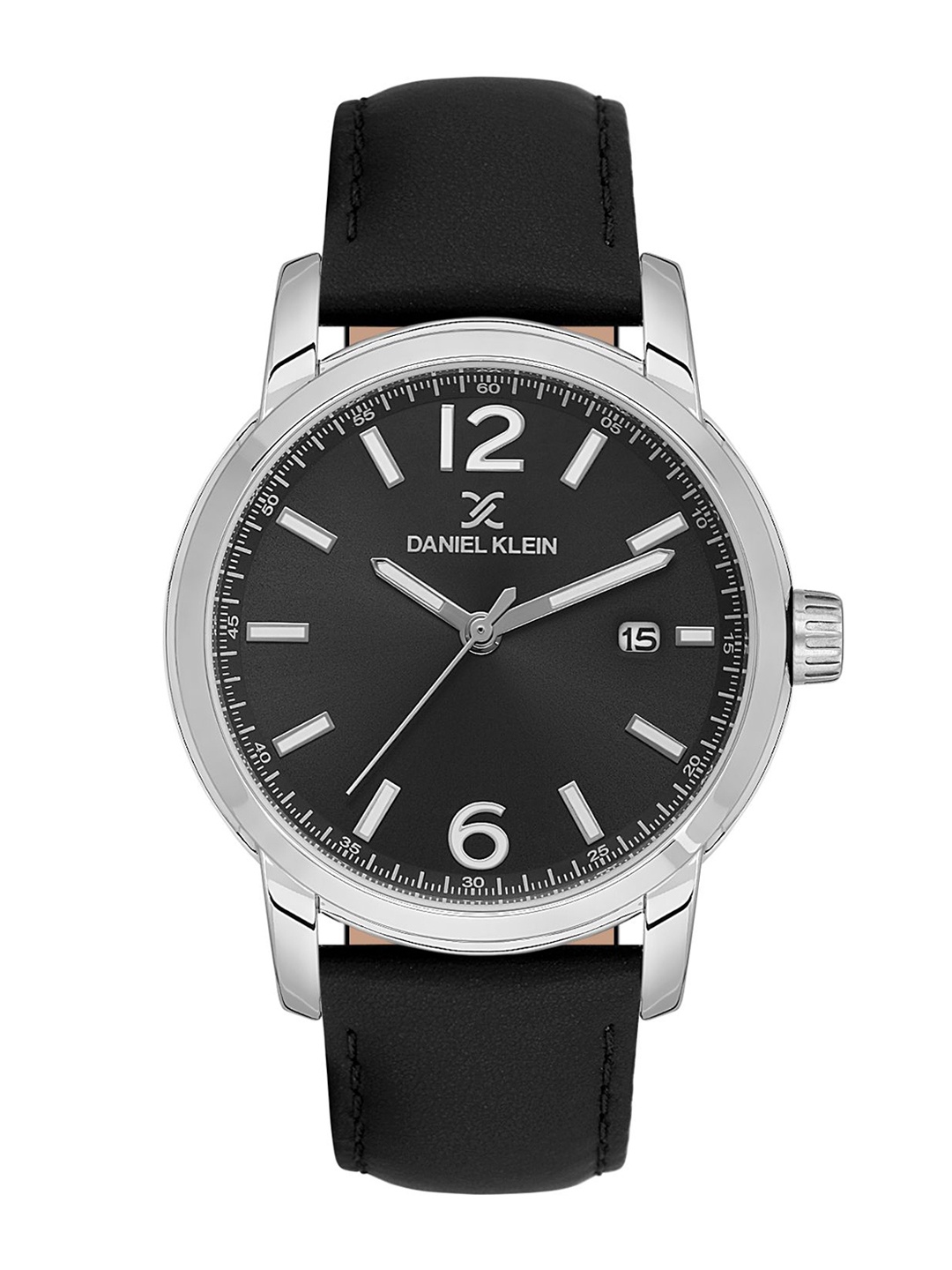

Daniel Klein Men Dial & Leather Straps Analogue Watch DK.1.13798-1, Black