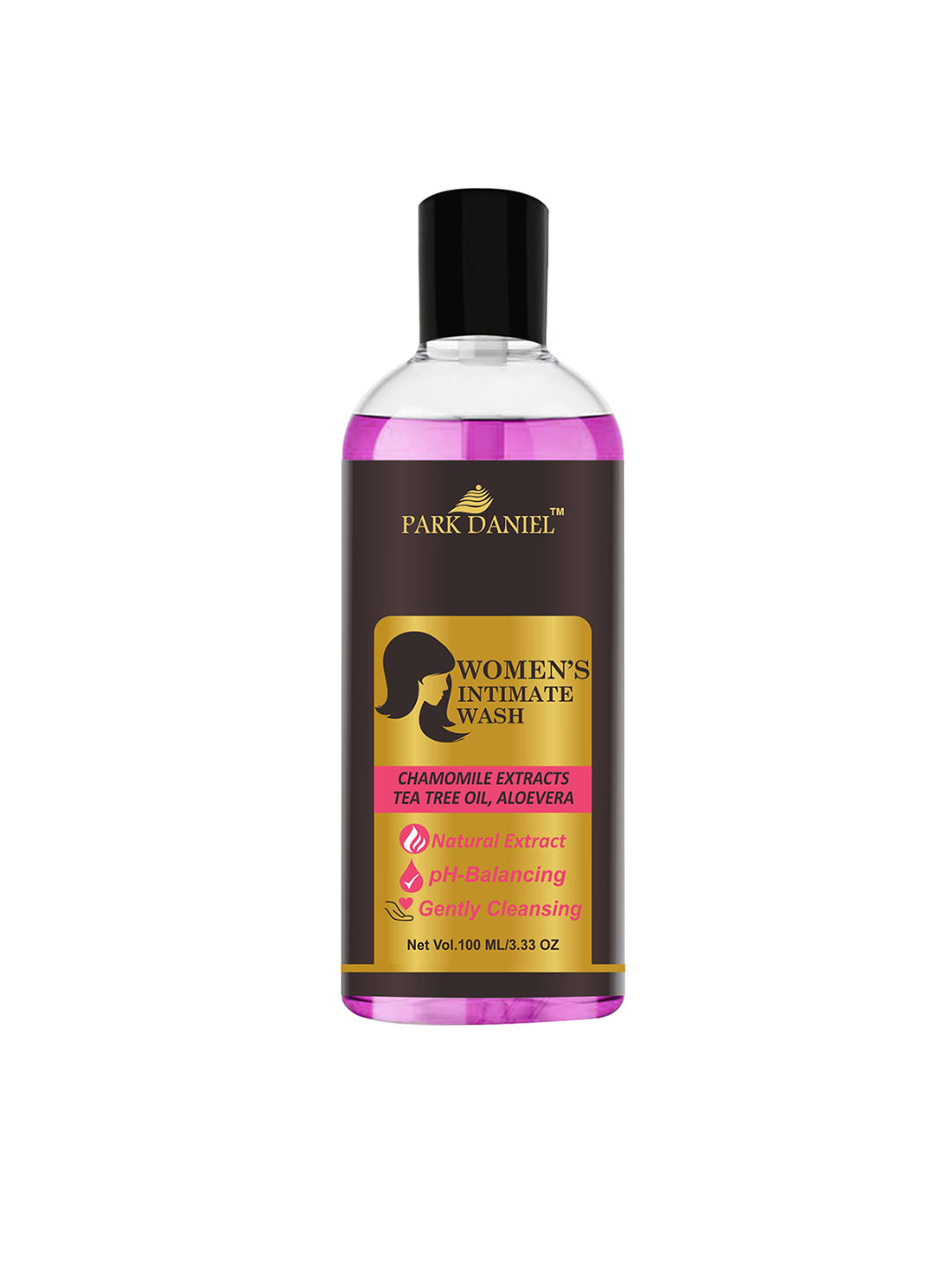 

Park Daniel Women's Intimate Wash Prevents Bad Odour - 100 ml, Pink