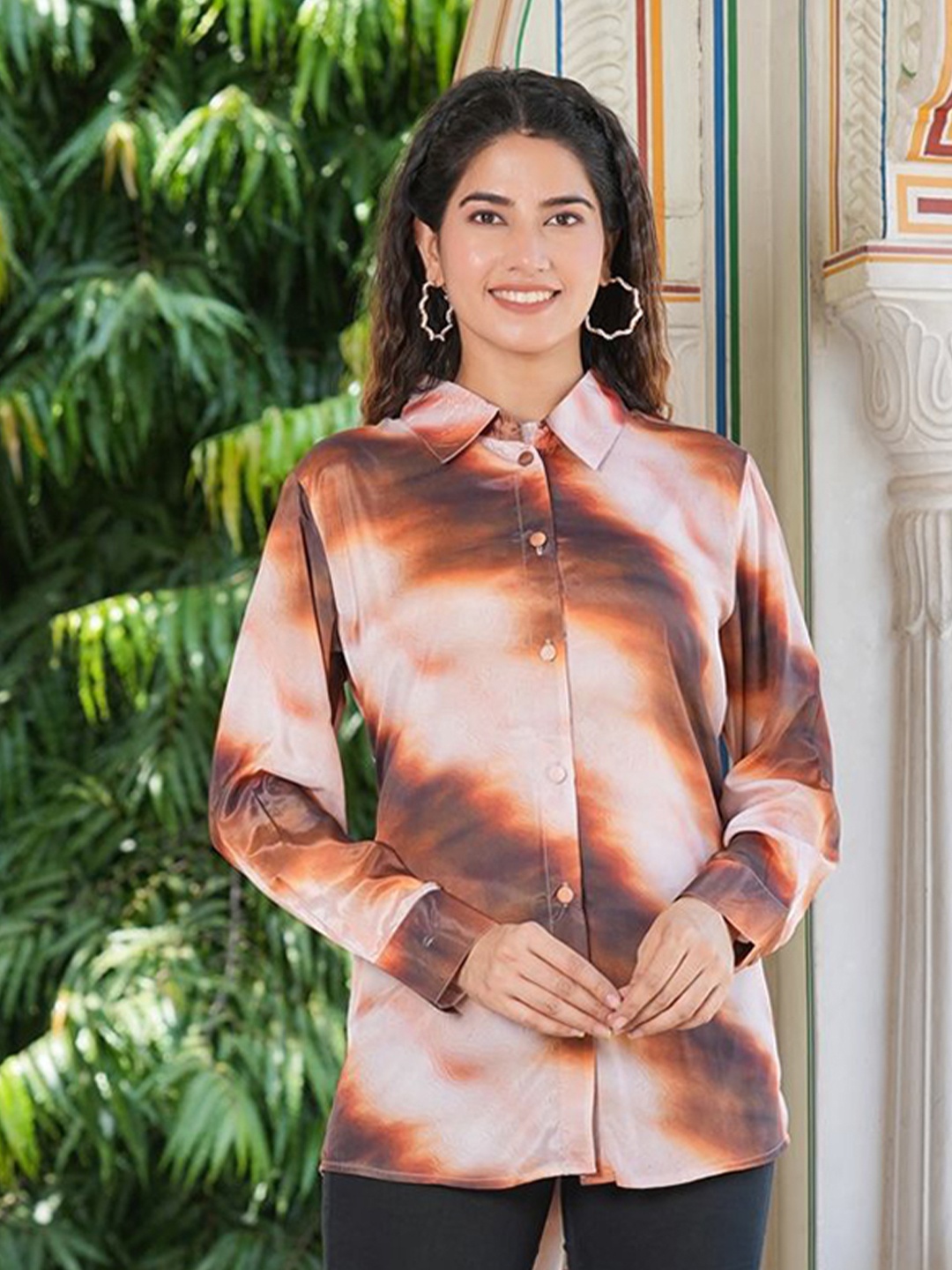

IKRASS Women Opaque Printed Casual Shirt, Multi