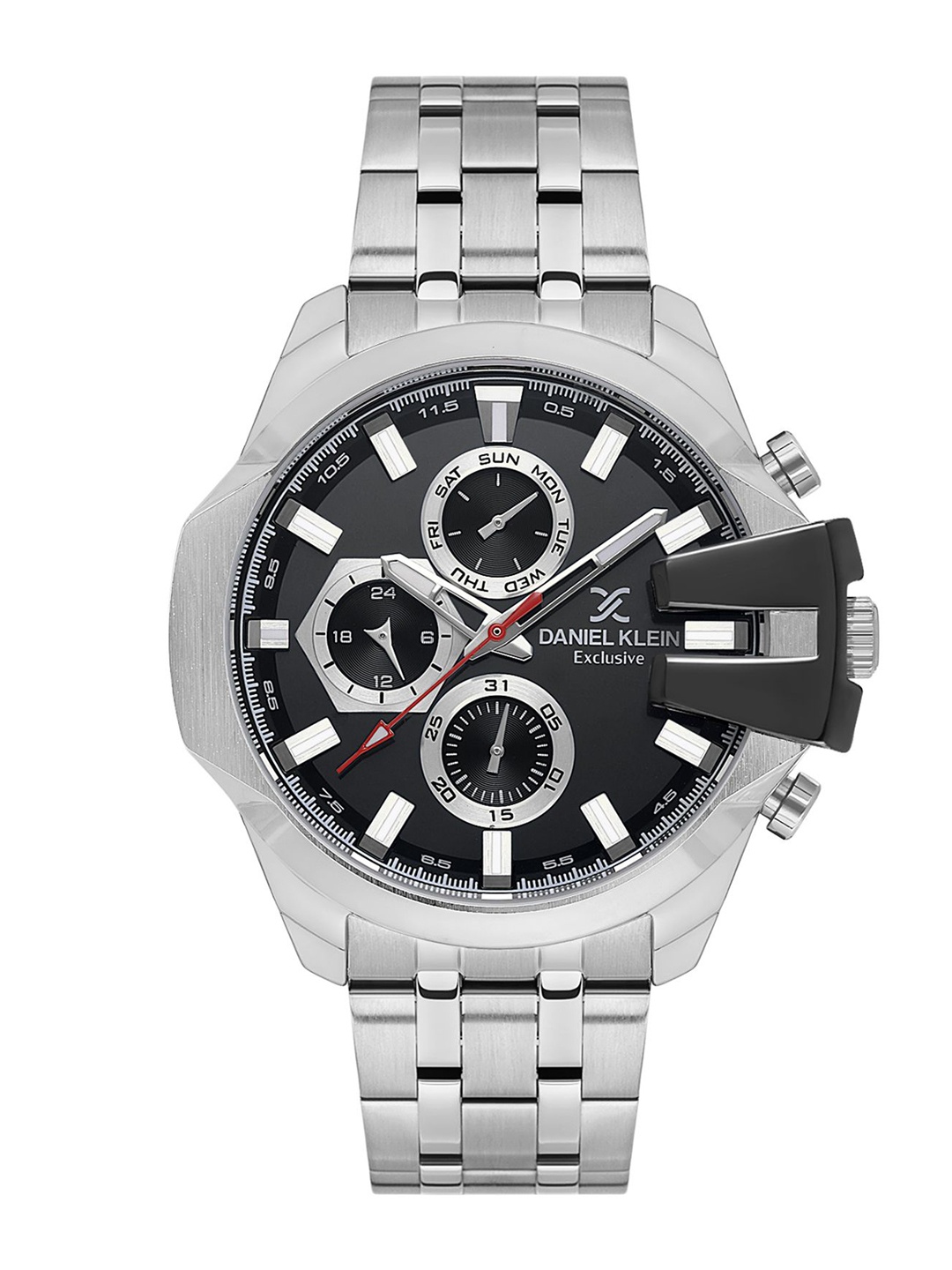 

Daniel Klein Men Dial & Bracelet Style Straps Analogue Watch DK.1.13848-1, Black