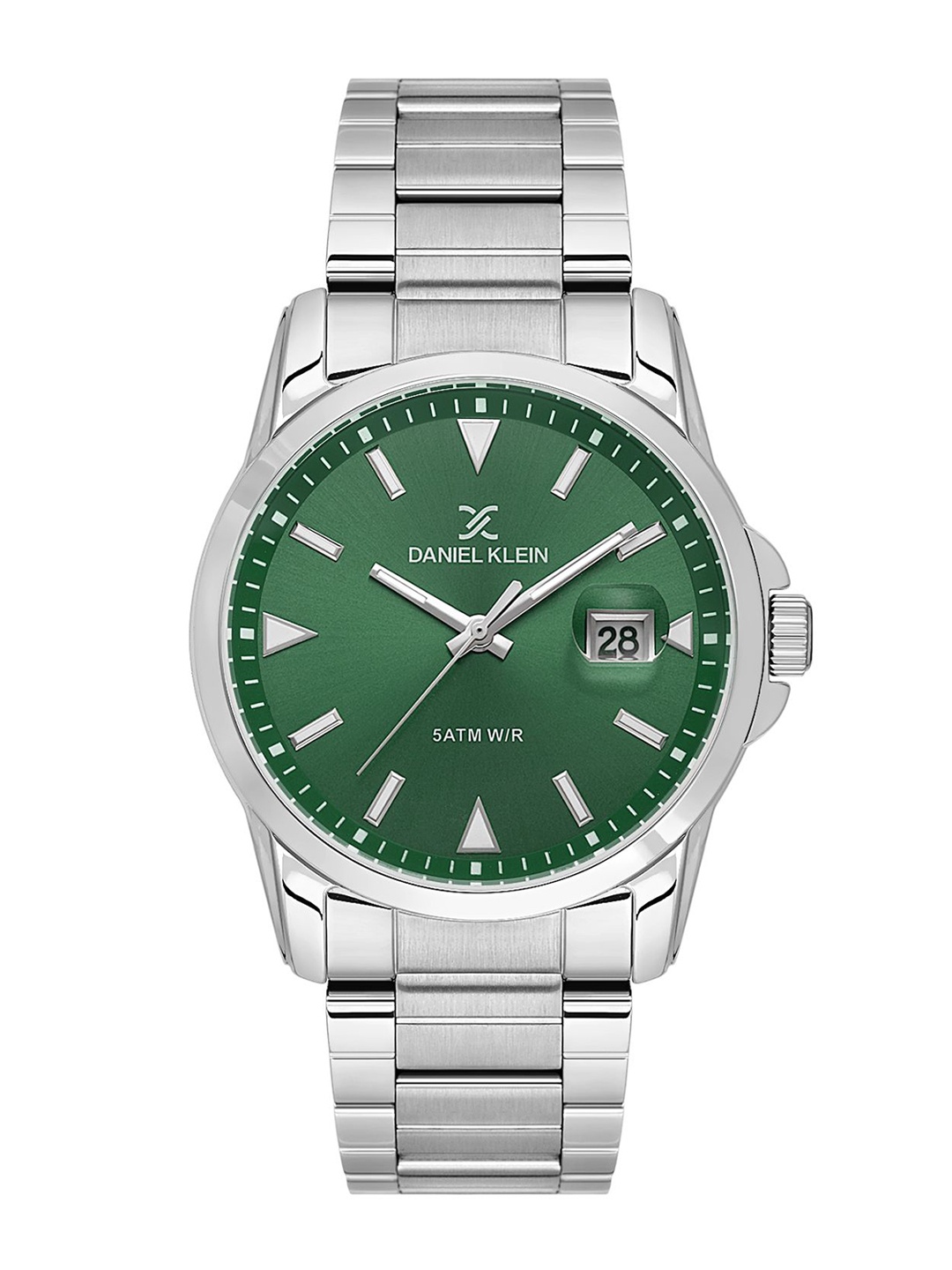 

Daniel Klein Men Dial & Bracelet Style Straps Analogue Watch DK.1.13813-4, Green