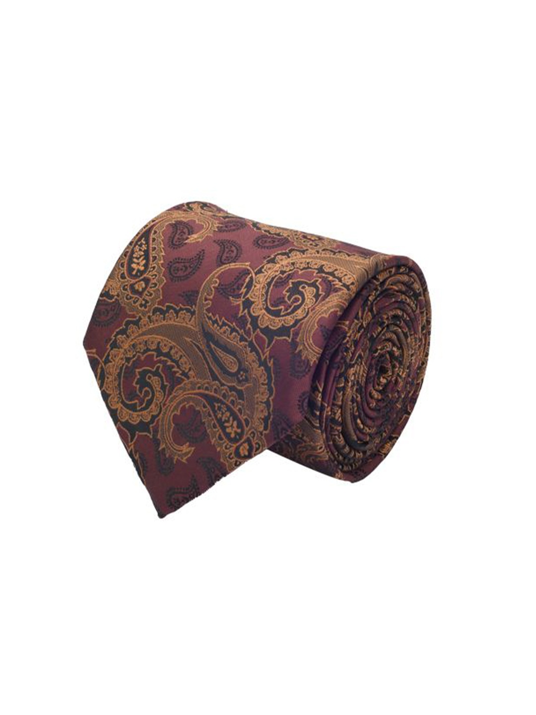 

Cazzano Men Printed Broad Tie, Brown