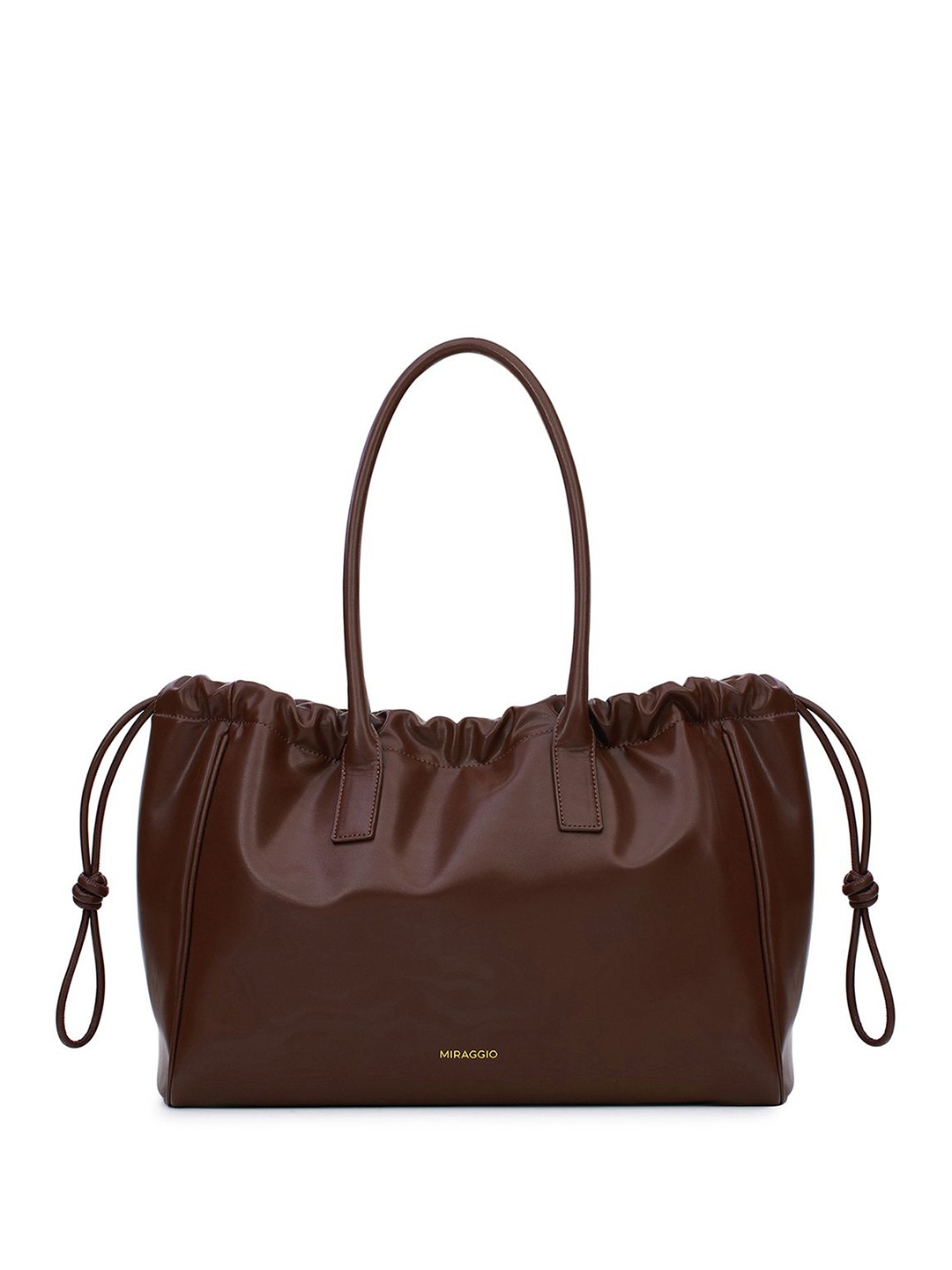 

MIRAGGIO Brown PU Georgia Tote Bag