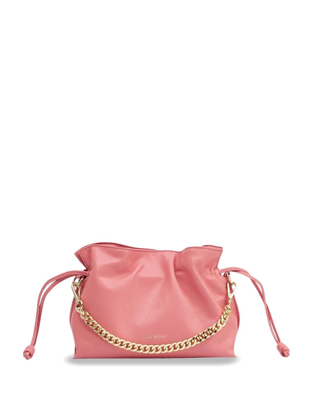 

Women Rose Genuine Leather Ariel Bucket Bag