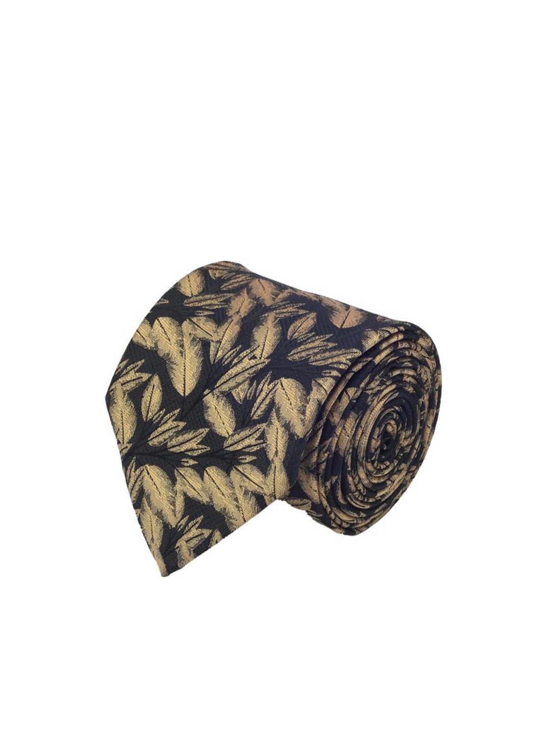 

Cazzano Men Printed Broad Tie, Gold