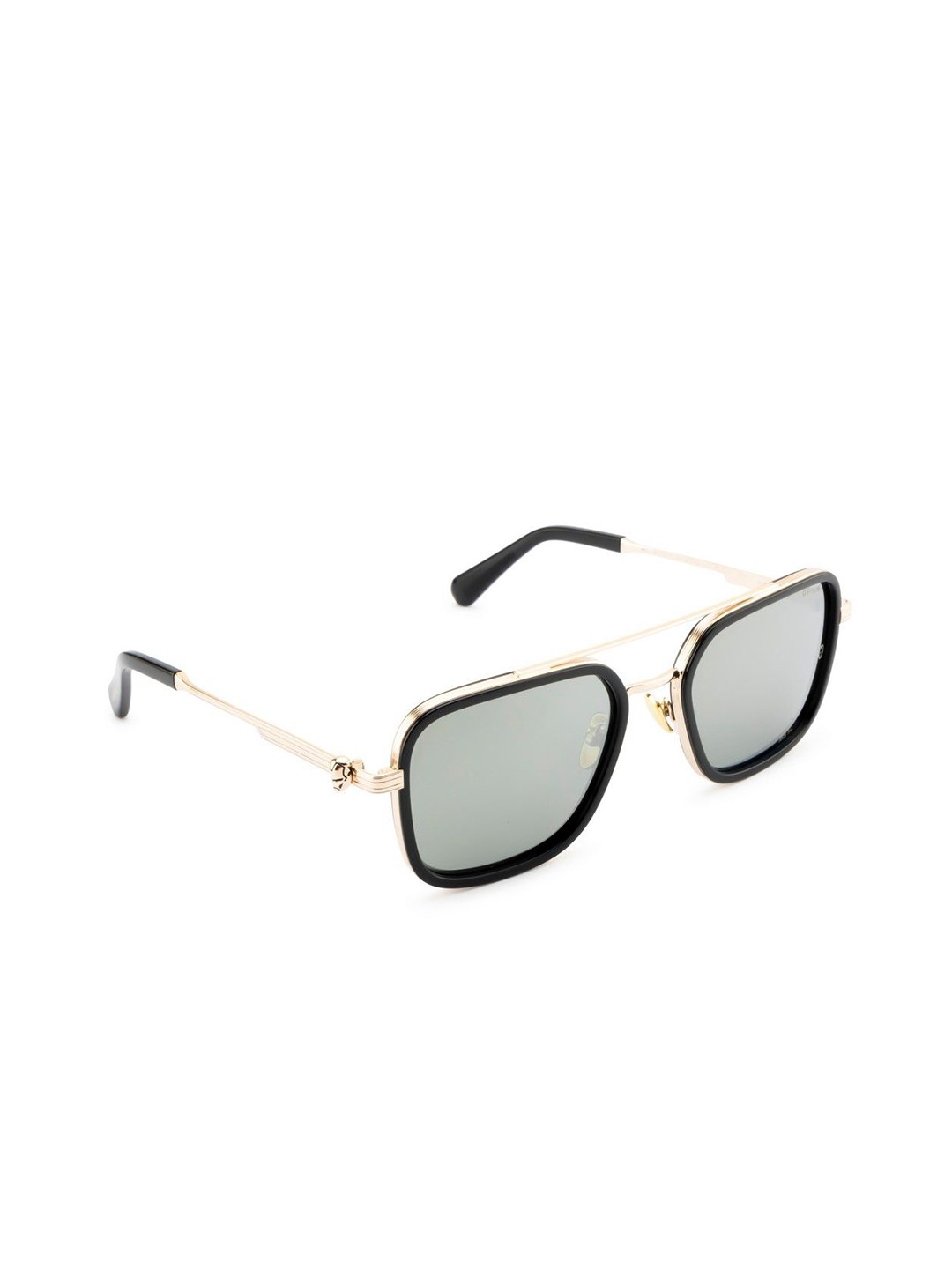 

OPIUM Men Aviator Sunglasses with Polarised and UV Protected Lens OP-M010-C02, Gold
