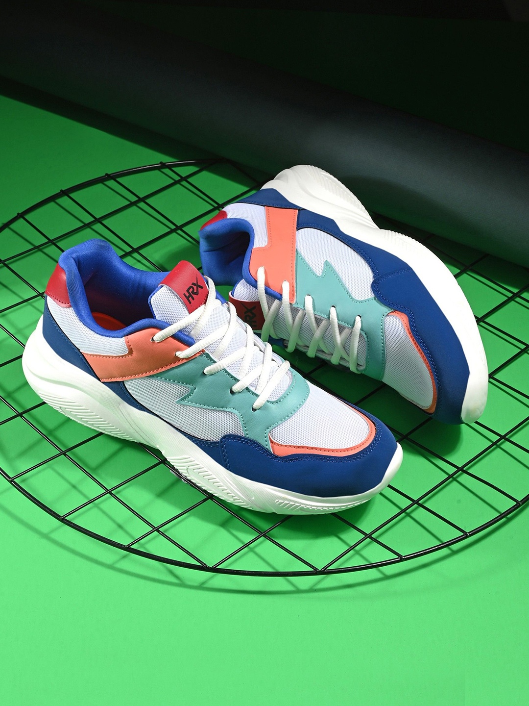 

HRX by Hrithik Roshan Men Mesh Running Non-Marking Shoes, Off white