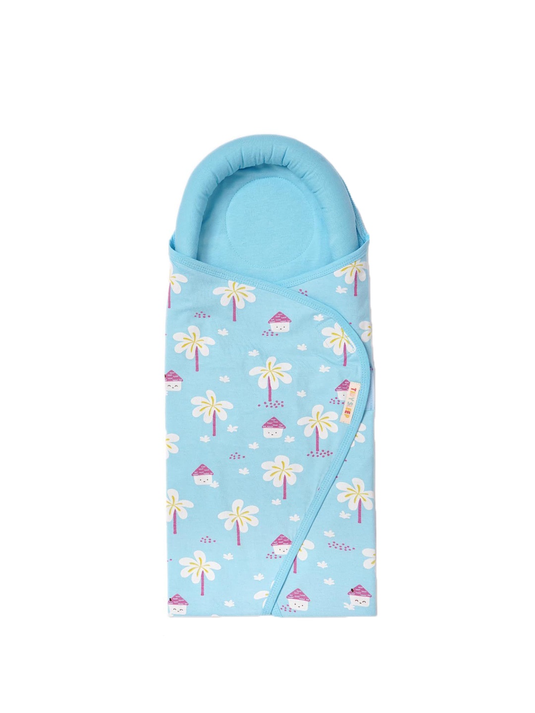 

TIDY SLEEP Infants Kids Printed Pure Cotton Baby Sleeping Bag, Blue