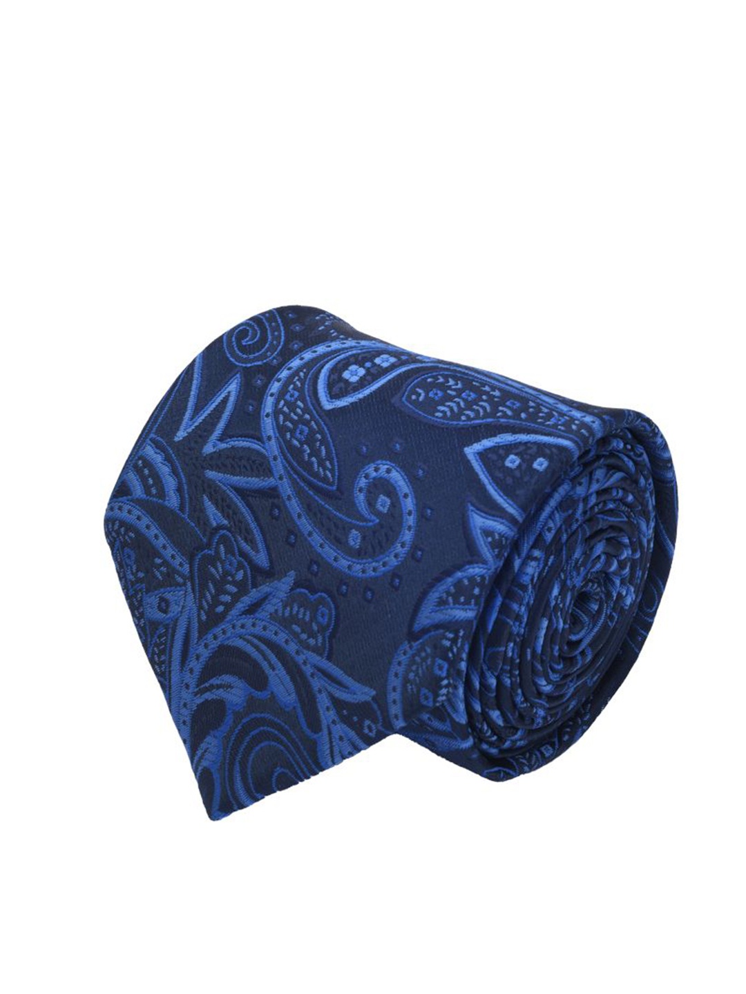 

Cazzano Men Printed Broad Tie, Blue