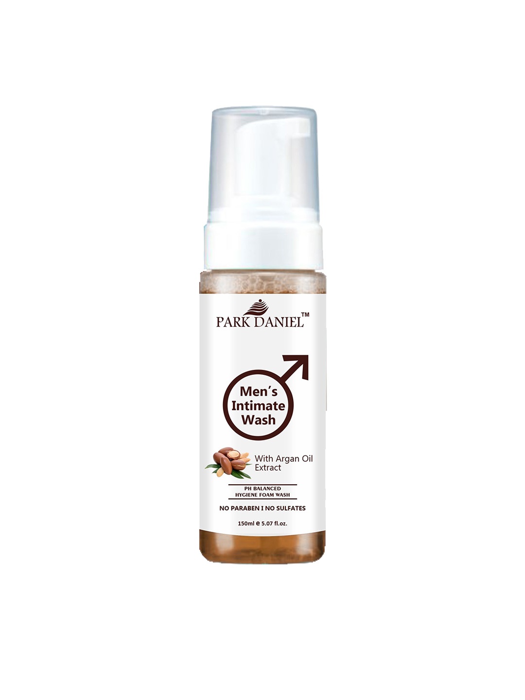 

Park Daniel Men's Intimate Wash With Argan Oil Extract - 150 ml, Brown