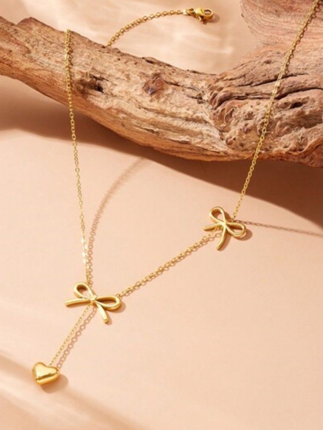 

KRYSTALZ Gold-Plated Stainless Steel Statement Necklace