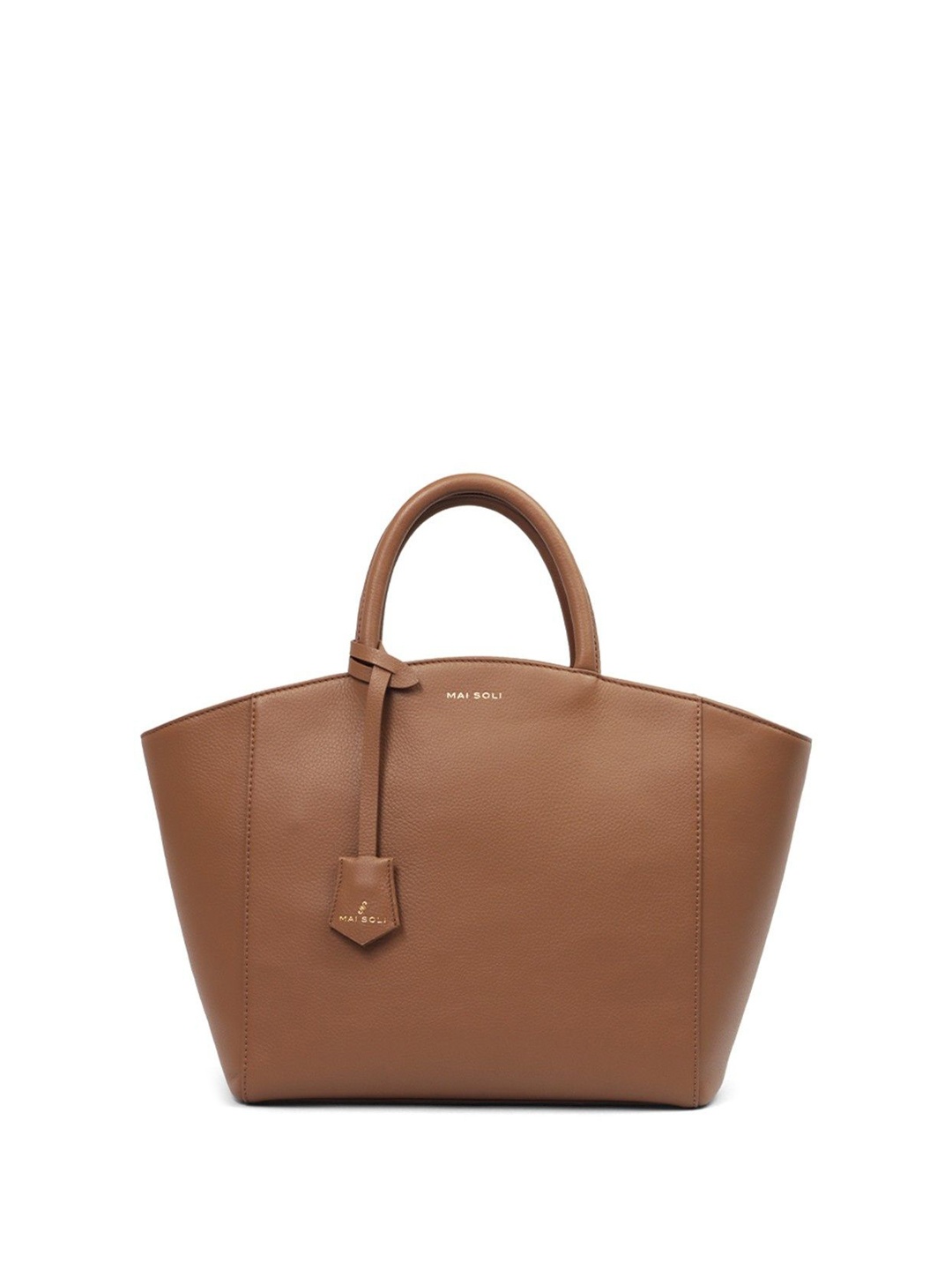 

Women Hazelnut Genuine Leather Riley Satchel Bag, Brown