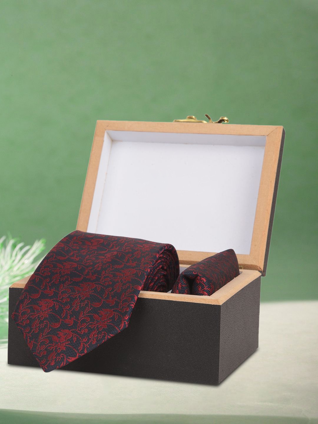

Cazzano Men Accessory Gift Set of, Red