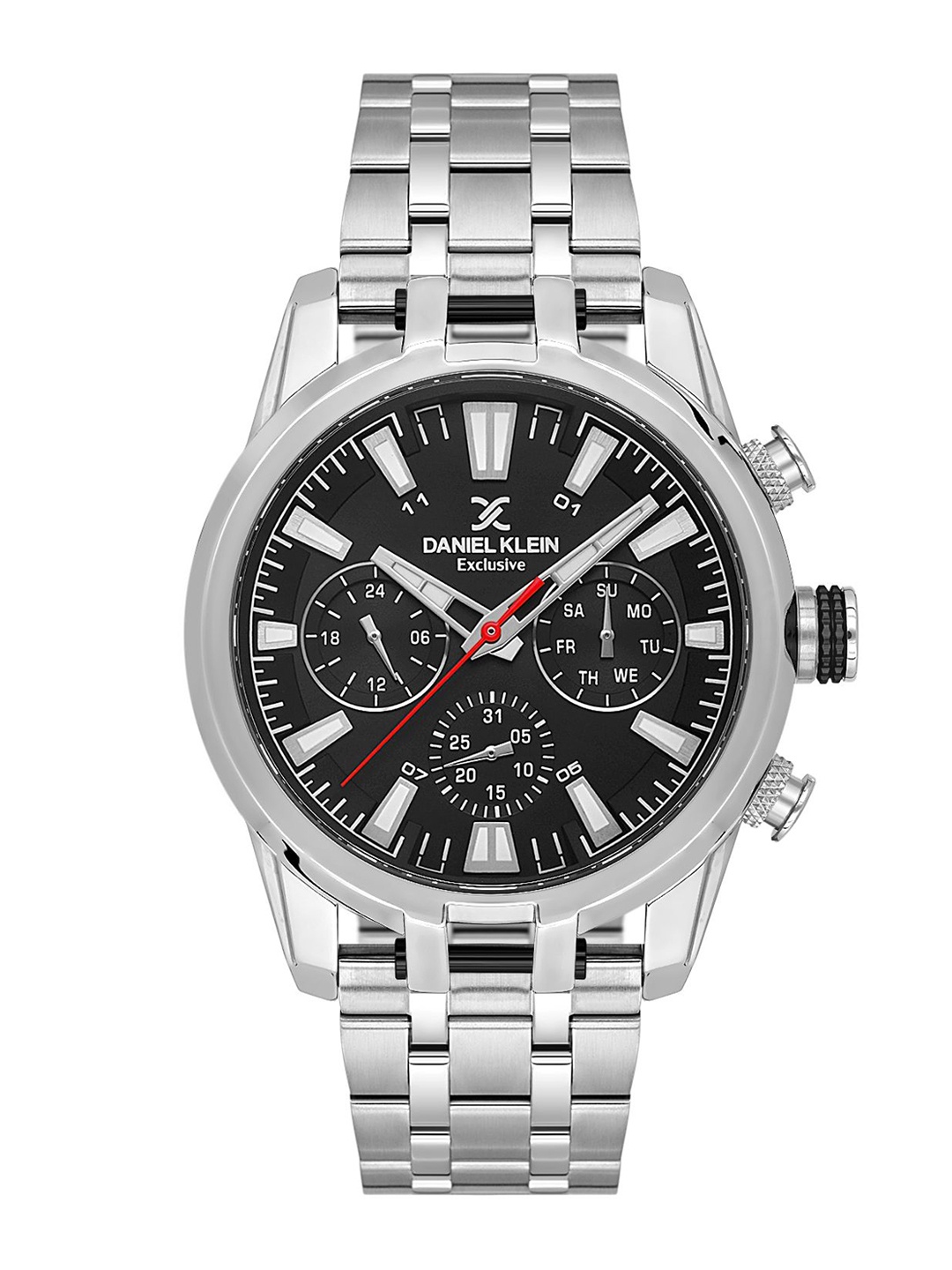 

Daniel Klein Men Dial & Bracelet Style Straps Analogue Watch DK.1.13802-1, Black